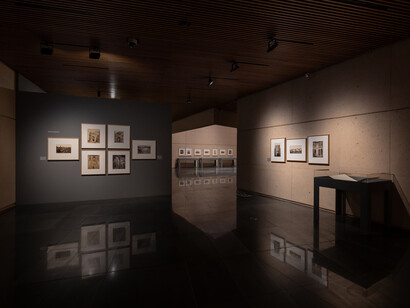 Charles Clifford y el registro monumental de España, vista de exhibición. Cortesía del Museo Universidad de Navarra