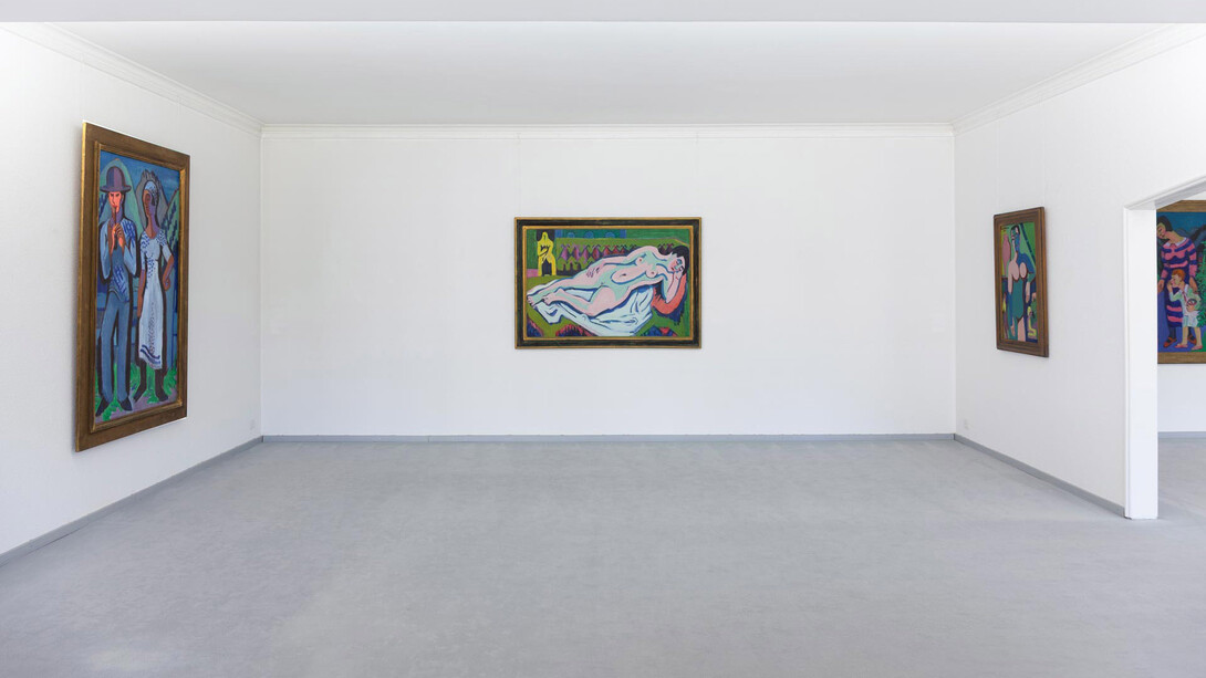 Ernst Ludwig Kirchner erfindet sich neu, ausstellungsansicht. Mit freundlicher genehmigung der Galerie Henze und Ketterer