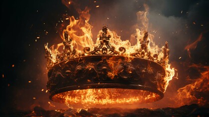 The fire of decline: a symbol of how tyranny destroys itself