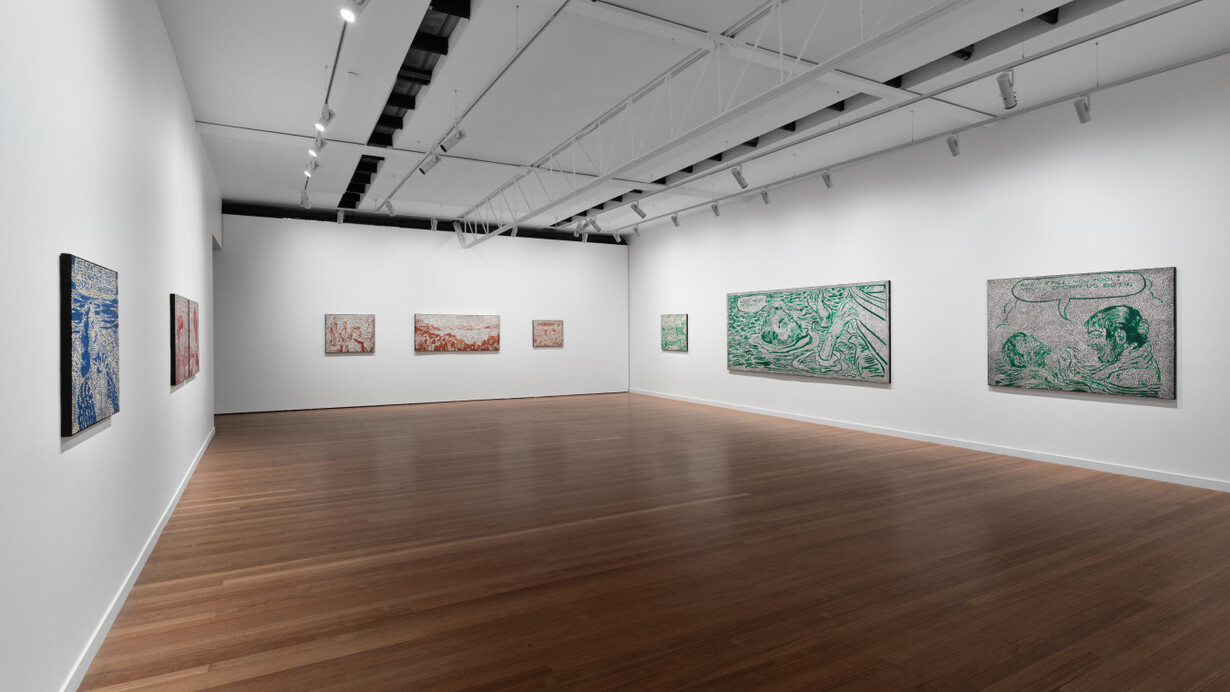 Daniel Boyd, I’m going, exhibition view. Courtesy of Roslyn Oxley9 Gallery