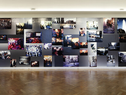 Peter Kogler, Alphabet city, ausstellungsansicht. Mit freundlicher genehmigung des Francisco Carolinum Linz