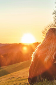 Pôr do sol. Uma manhã de segunda, em Agosto, não era o mesmo que uma segunda de manhã no Natal