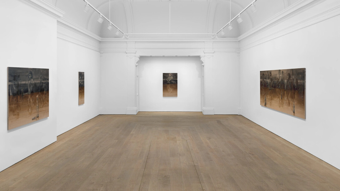 Lisa Brice, Keep your powder dry, exhibition view. Courtesy of Sadie Coles HQ