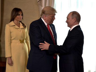 Vladimir Putin gifted Donald Trump the official ball of the 2018 FIFA World Cup and extended his best wishes for the United States' successful hosting of the 2026 World Cup