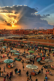 Djamaa El-Fna Square in Marrakesh