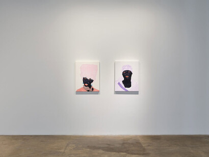 Kwesi Botchway, Be your own cool, exhibition view. Courtesy of Vielmetter Gallery