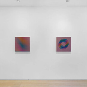 Carlos Cruz-Diez, Éditions, vue d'exposition. Avec l'aimable autorisation de la Galerie La Patinoire Royale Bach