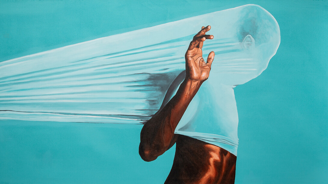 Fahamu Pecou, End of safety: illusion, 2023. Courtesy of the Frist Art Museum