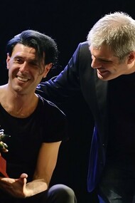 Ruggero Pegna con Ezio Bosso