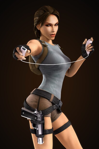 Lara Croft, protagonista del juego Tomb Rider