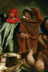 Eugène Delacroix, La barca di Dante