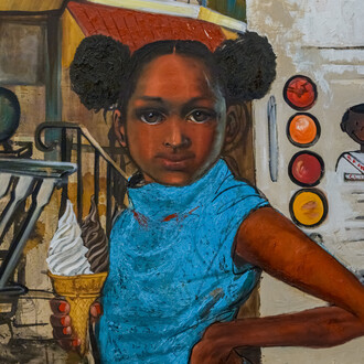 Chaz Guest, Miss Sassy, 2024. Courtesy of
SLAG&RX and the artist, Chaz Guest. Photograph by Toshi Sakurai