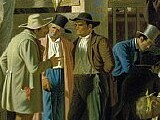"La elección en el condado", George Caleb Bingham, 1852