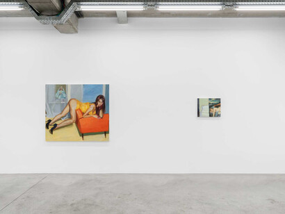 Janet Werner, Hell and happiness, exhibition view. Courtesy of Almine Rech Gallery