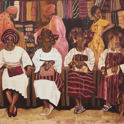 Tumininu Gbebire, 4th generation (detail), 2025. Courtesy of Rele Gallery