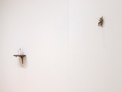 Mary Carlson, Summer garden, exhibition view. Courtesy of Kerry Schuss Gallery  