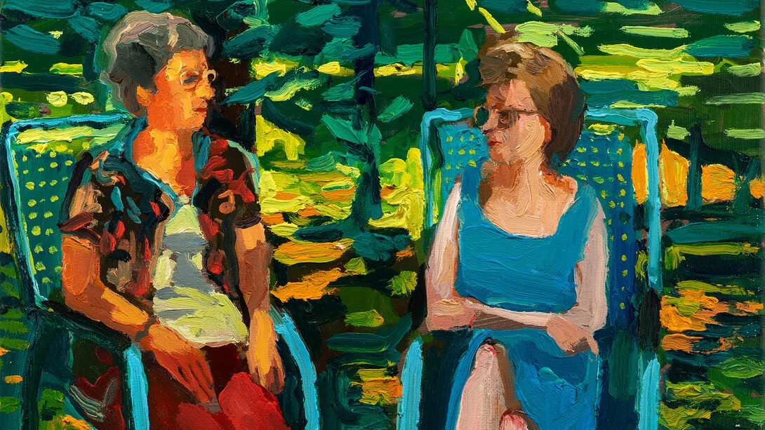 Frank Hyder, Wyoming conversation (detail), 2025. Courtesy of Ethan Cohen Gallery