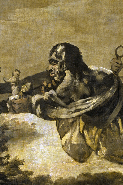 Francisco Goya, Las Parcas (1820-1823, detalle)