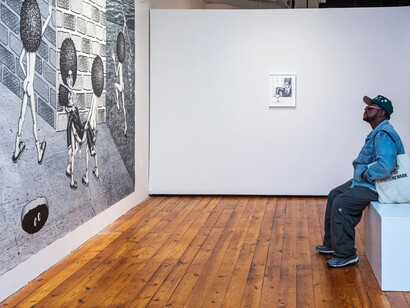 Jake Troyli, Fine line, exhibition view. Courtesy of Project for Empty Space