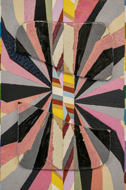 Kevin Umaña, Sundial tracking the daze process of the sky (detail), 2025. Courtesy of Yancey Richardson Gallery