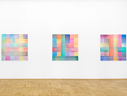 Bernard Frize, A labor of love, exhibition view. Courtesy of Galerie nächst St. Stephan