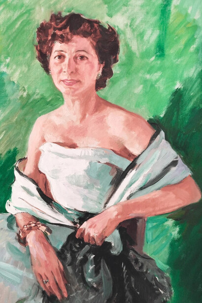 Walter Langhammer, Portrait Of Edith Brett. Courtesy of Dhoomimal Gallery