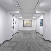 Jean Degottex, Au-delà du signe (1957-1964), exhibition view. Courtesy of Kamel Mennour Gallery