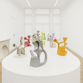 Thomas Kiesewetter, À côté des apparences, auprès des fantômes, vue de l'exposition. Avec l'aimable autorisation de Sorry We're Closed. Photo par HV Studio