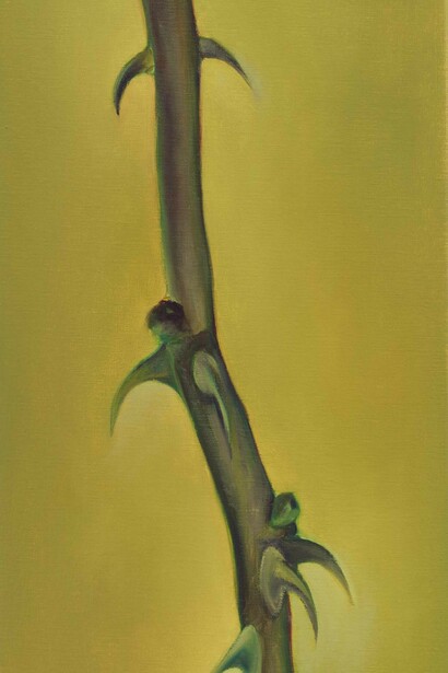 Ina van Zyl, Prickly twig (detail). Courtesy of Kersgallery