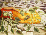 Explore a fascinante vida de Frida Kahlo e seu legado artístico na Casa Azul transformada em Museu Frida Kahlo, um destino imperdível para admiradores de arte e história. Pintura intitulada "Raízes", 1943
