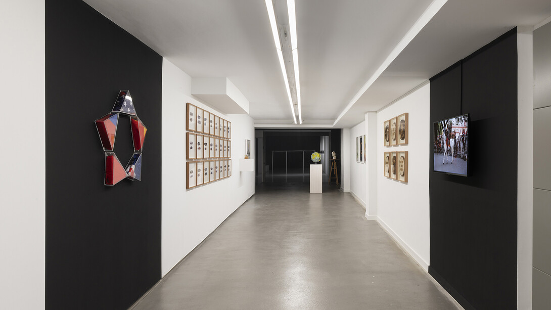 Avelino Sala, These machines kill fascism, exhibition view. Courtesy of ADN Galeria. Photo by Roberto Ruiz