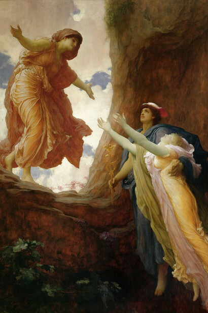 Frederic Leighton, El regreso de Perséfone (c. 1891)