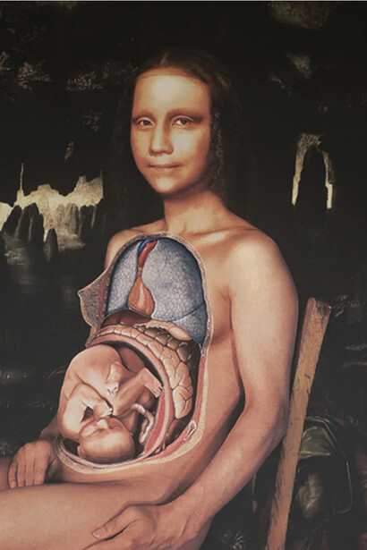 Yasumasa Morimura, Mona Lisa in the third place (detail), 1998. Courtesy of Lisa Sette Gallery