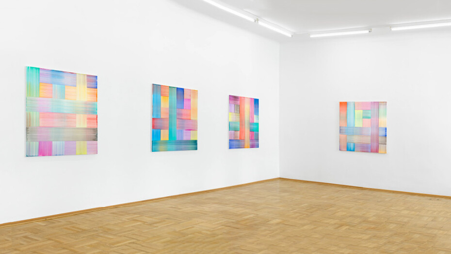 Bernard Frize, A labor of love, exhibition view. Courtesy of Galerie nächst St. Stephan
