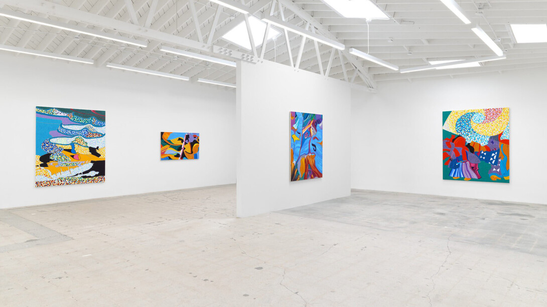 Heather Guertin, The radiant edge, exhibition view. Courtesy of Anat Ebgi 
