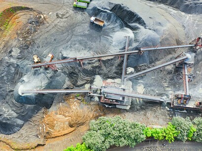 Large scale mining operations alter landscapes in Africa as global demand for transition minerals accelerates under green energy agendas.