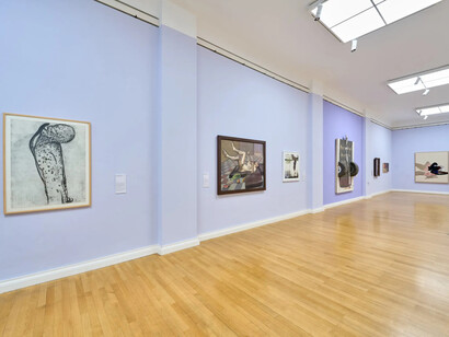 Edvard Munch, Angst, exhibition view. Courtesy of Kunstsammlungen Chemnitz