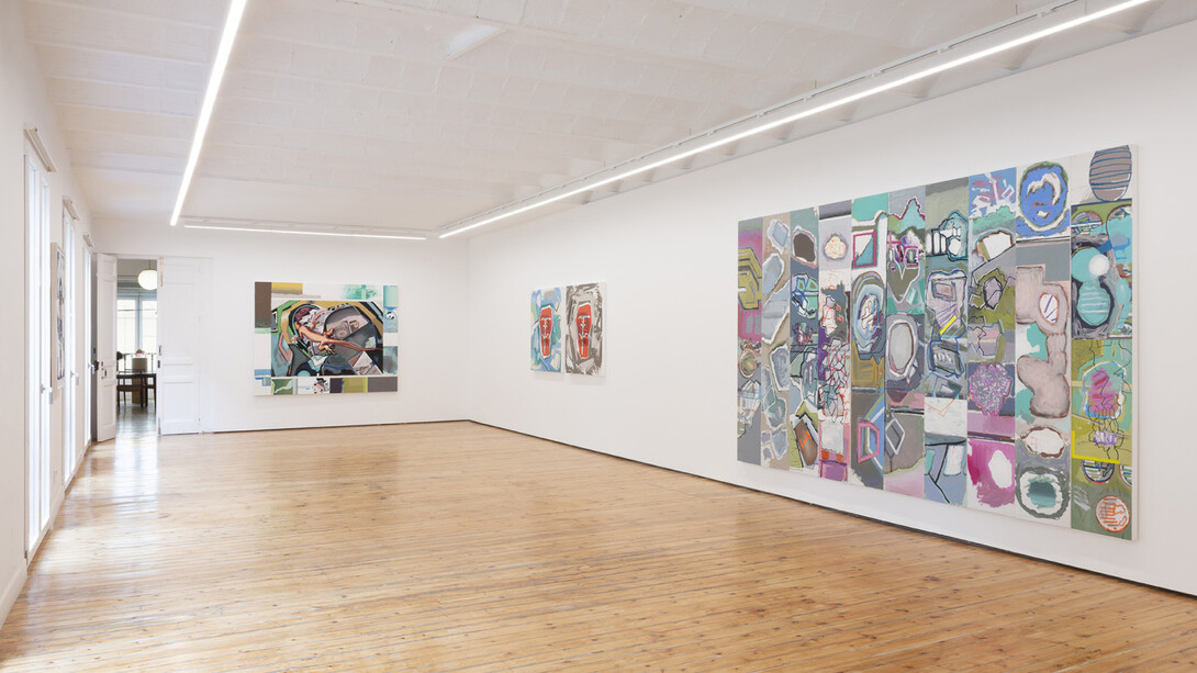 Luis Gordillo, Diccionario proteínico, vista de exhibición. Cortesía de Prats Nogueras Blanchard