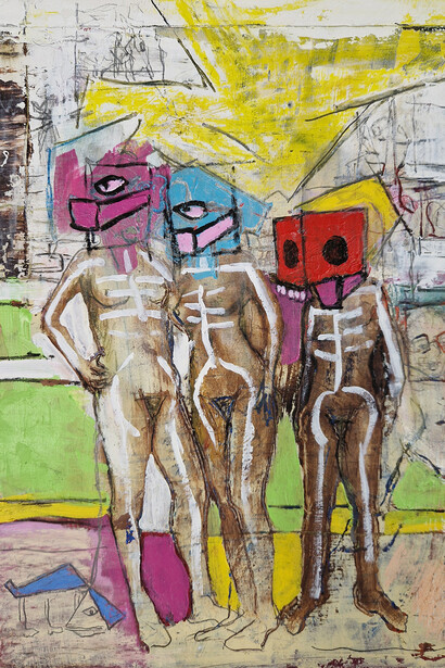 Richard Meaghan, Metropolis (detail), 2025. Courtesy of Charlie Smith London