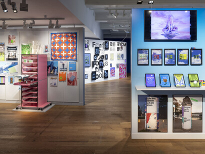 Artistes divers, Jeune graphisme Suisse !, vue d'exposition. Avec l'aimable autorisation du Museum für Gestaltung