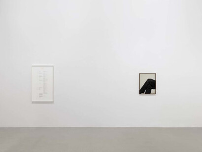 Alejandro Cesarco, Friends and family, exhibition view. Courtesy of Galleria Raffaella Cortese