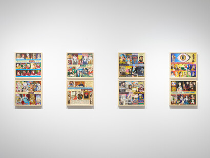Ben Sakoguchi, Critical art theory, exhibition view. Courtesy of Gasworks Gallery