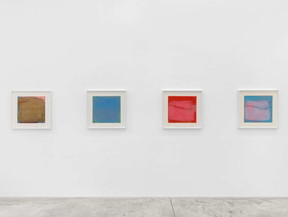 Emily Mason, Other rooms, works from 1959-2017, vue de l'exposition. Avec l'aimable autorisation d'Almine Rech