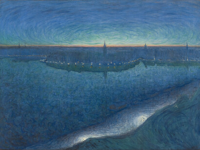 Eugène Jansson, Dawn over Riddarfjärden (detail), 1899. Courtesy of National Gallery of Canada