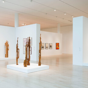Mildred Thompson, Frequencies, vista de exhibición. Cortesía del Institute of Contemporary Art