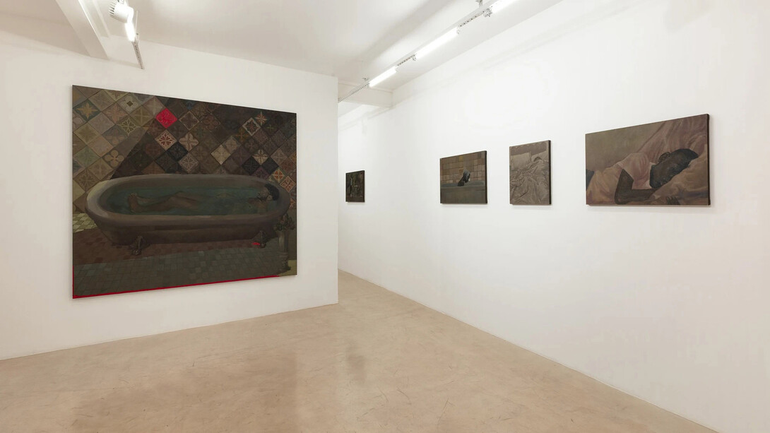 Miguel Afa, Um céu para caber, vista da exposição. Cortesia de A Gentil Carioca