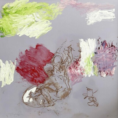 Oliver Lee Jackson, Untitled 7.21.25. Courtesy of Rena Bransten Gallery 