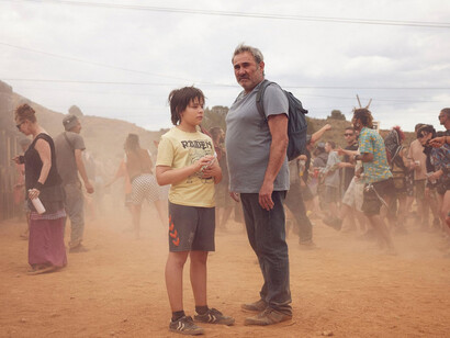 Sergi López and Bruno Núñez Arjona in Sirat (2025)