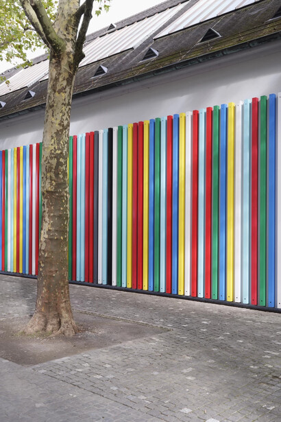 Coumba Samba, Wild wild wall, ausstellungsansicht. Mit freundlicher genehmigung der Kunsthalle Basel