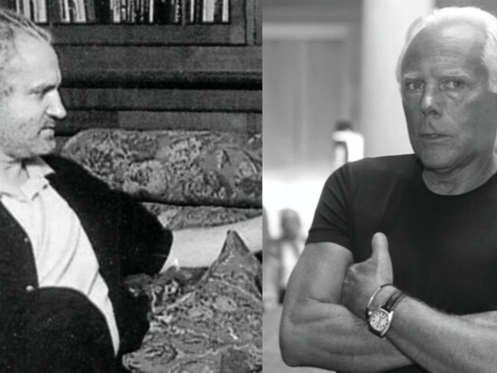 In copertina Gianni Versace, nella sua casa di Milano intervistato da Mario Biondi nel dicembre 1990, e Giorgio Armani nel 1997. "Dove Armani era sobrio, Versace era spettacolo.” Un contrasto iconico tra due visioni complementari della moda italiana